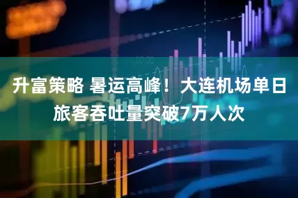 升富策略 暑运高峰！大连机场单日旅客吞吐量突破7万人次