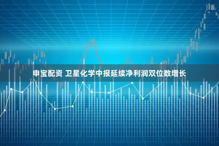申宝配资 卫星化学中报延续净利润双位数增长