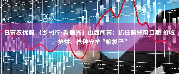 日富农优配 （乡村行·看振兴）山西闻喜：抓住晴好窗口期 抢收、抢烘、抢种守护“粮袋子”