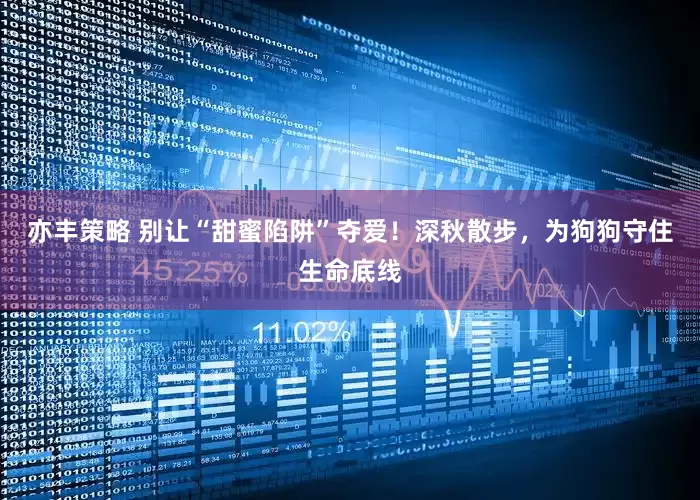 亦丰策略 别让“甜蜜陷阱”夺爱！深秋散步，为狗狗守住生命底线